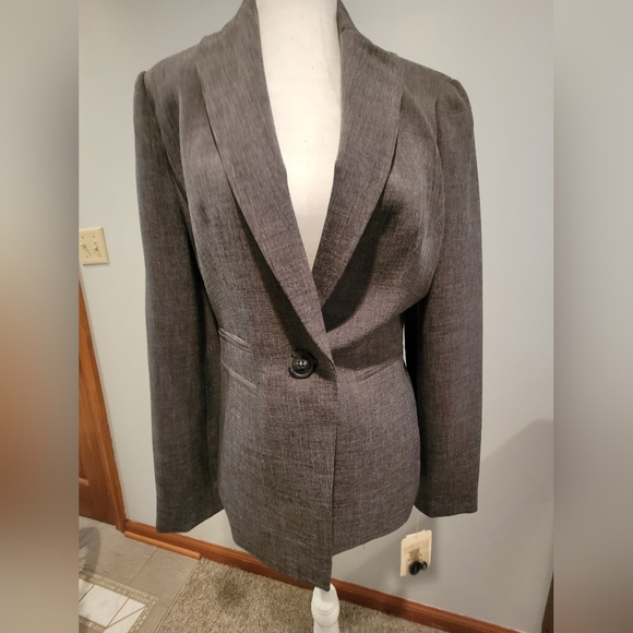 Nine West Charcoal Pant Suite -size 2 - Picture 1 of 7